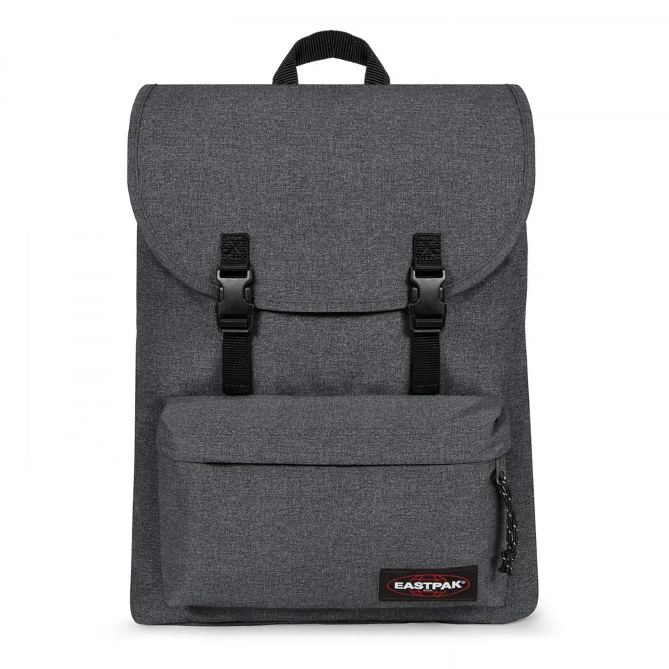 eastpak-london-rucksack-45-cm-21-l-black-denim-daypack-mit-hauptfach-und-vordert image 1