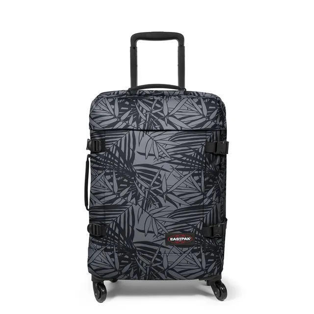 eastpak-trans4-s-koffer-54-cm-handgep-ck-trolley-44-l-leaves-black-vier-rollen image 1