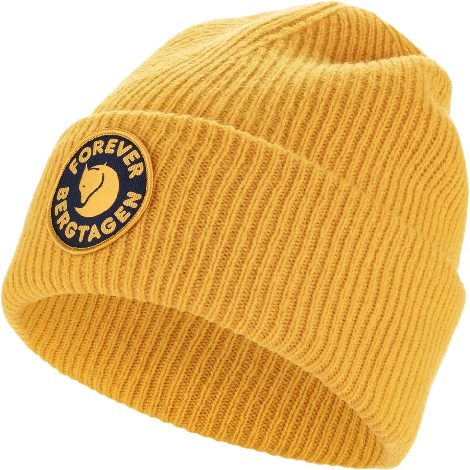 fj-llr-ven-bergtagen-forever-wool-beanie-zweilagige-rippstrickm-tze-aus-100-r-ck image 1