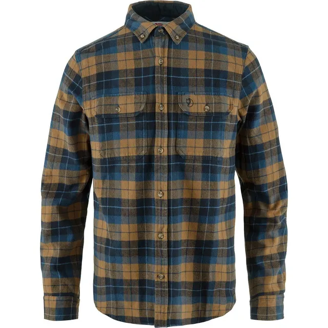 fj-llr-ven-singi-heavy-flannel-shirt-m-herren-langarmhemd-aus-bio-baumwollflanel image 1