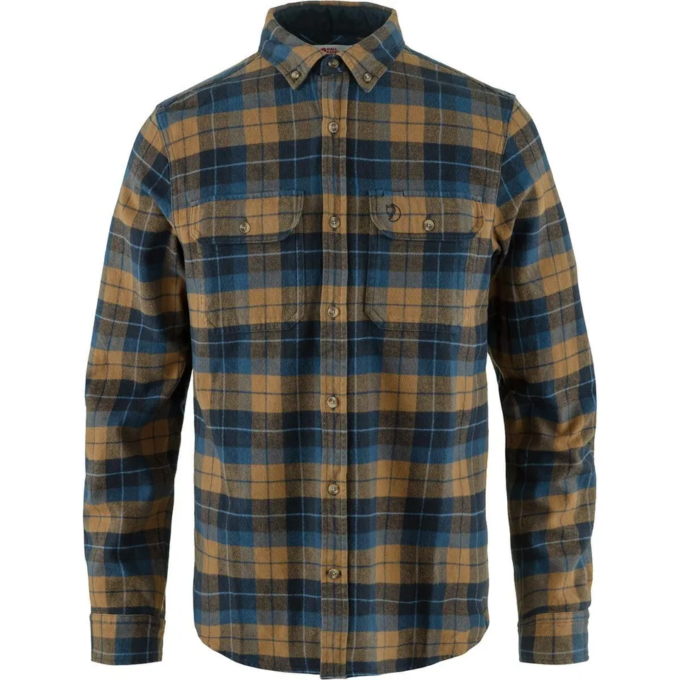 fj-llr-ven-singi-heavy-flannel-shirt-m-herren-langarmhemd-aus-bio-baumwollflanel image 1