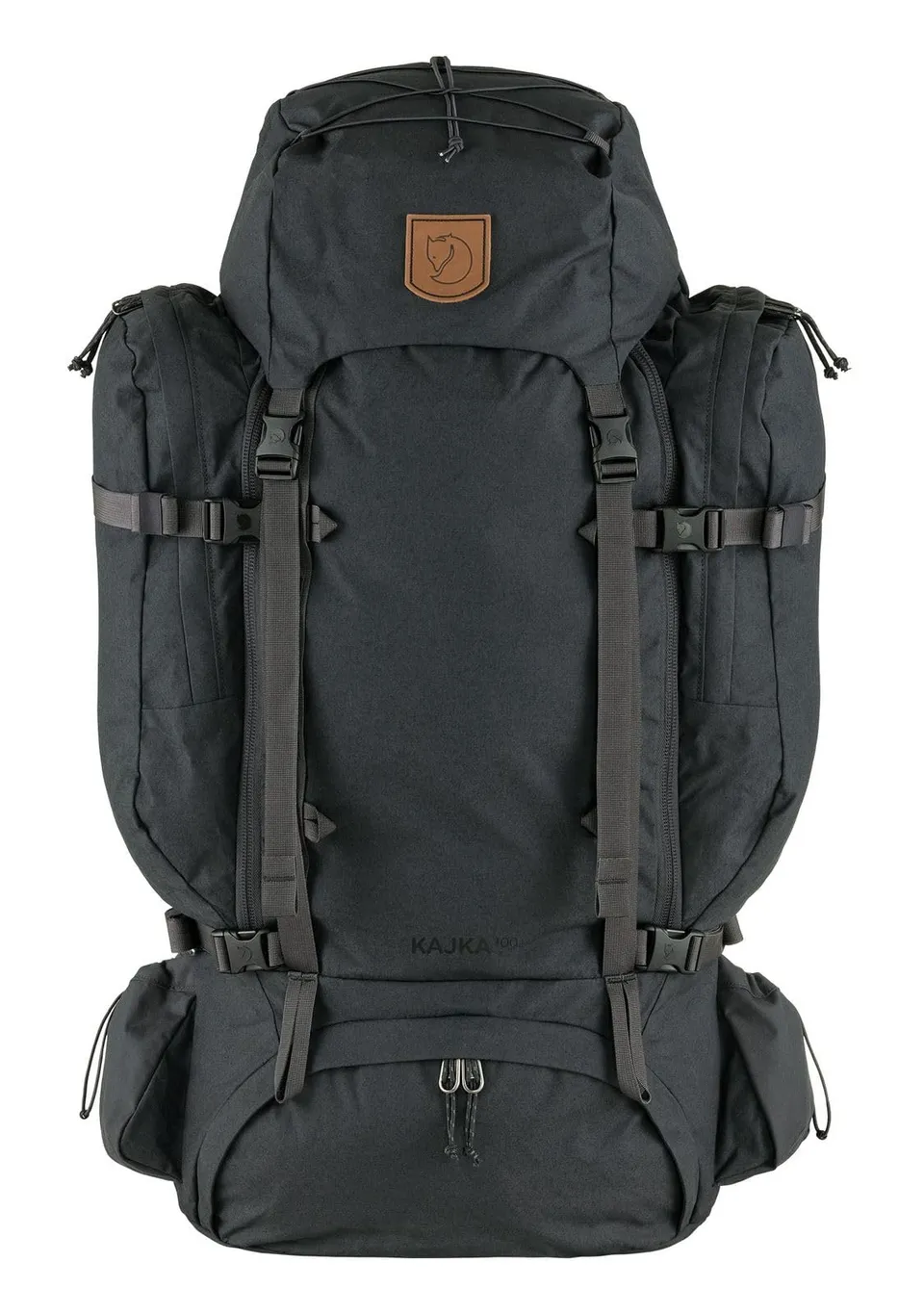 fj-llr-ven-unisex-kajka-100-wanderrucksack-in-coal-black-birkenholzrahmen-perfec image 1