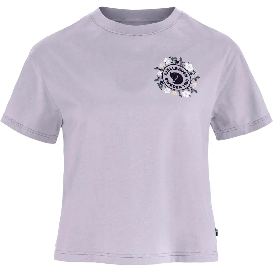 fj-llr-ven-fj-llblomster-logo-t-shirt-damen-kurz-rmlig-aus-bio-baumwolle image 1