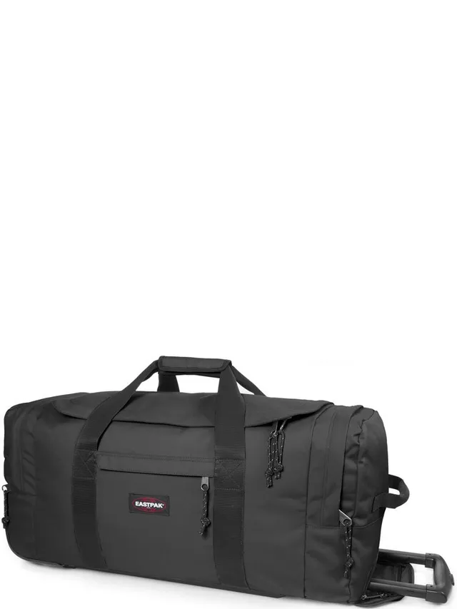 eastpak-leatherface-m-reisetasche-68-cm-61-liter-black-mit-u-f-rmiger-rei-versch image 1