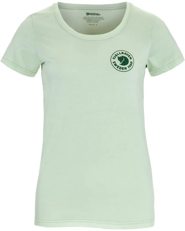 fj-llr-ven-logo-1960-damen-t-shirt-bio-baumwolle-jersey-strick-slim-fit-mit-logo image 1