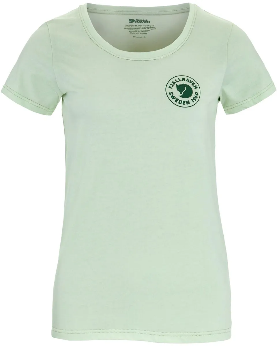 fj-llr-ven-logo-1960-damen-t-shirt-bio-baumwolle-jersey-strick-slim-fit-mit-logo image 1