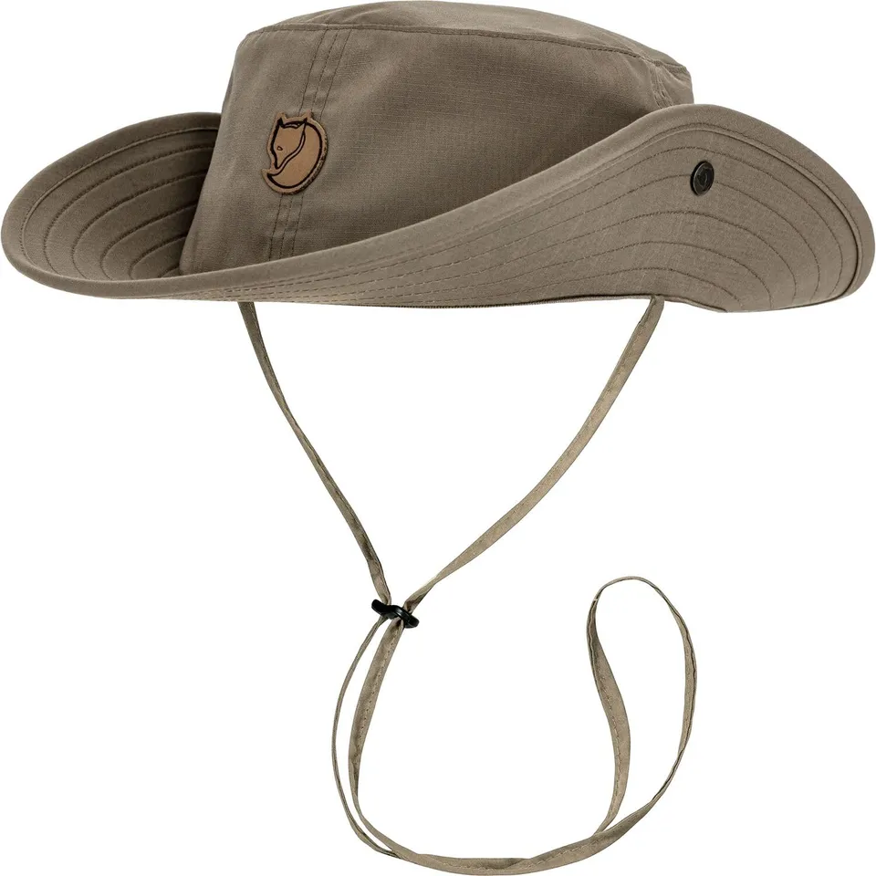 fj-llr-ven-abisko-summer-hat-sonnenschutzhut-suede-brown-leichter-sommerhut-f-r- image 1