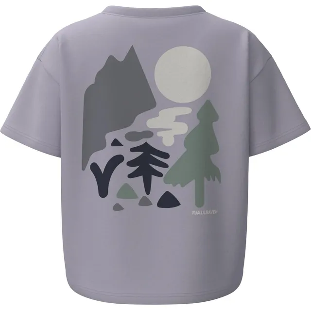 fj-llr-ven-forest-walk-damen-t-shirt-bio-baumwoll-shirt-mit-wald-print-pfas-frei image 1