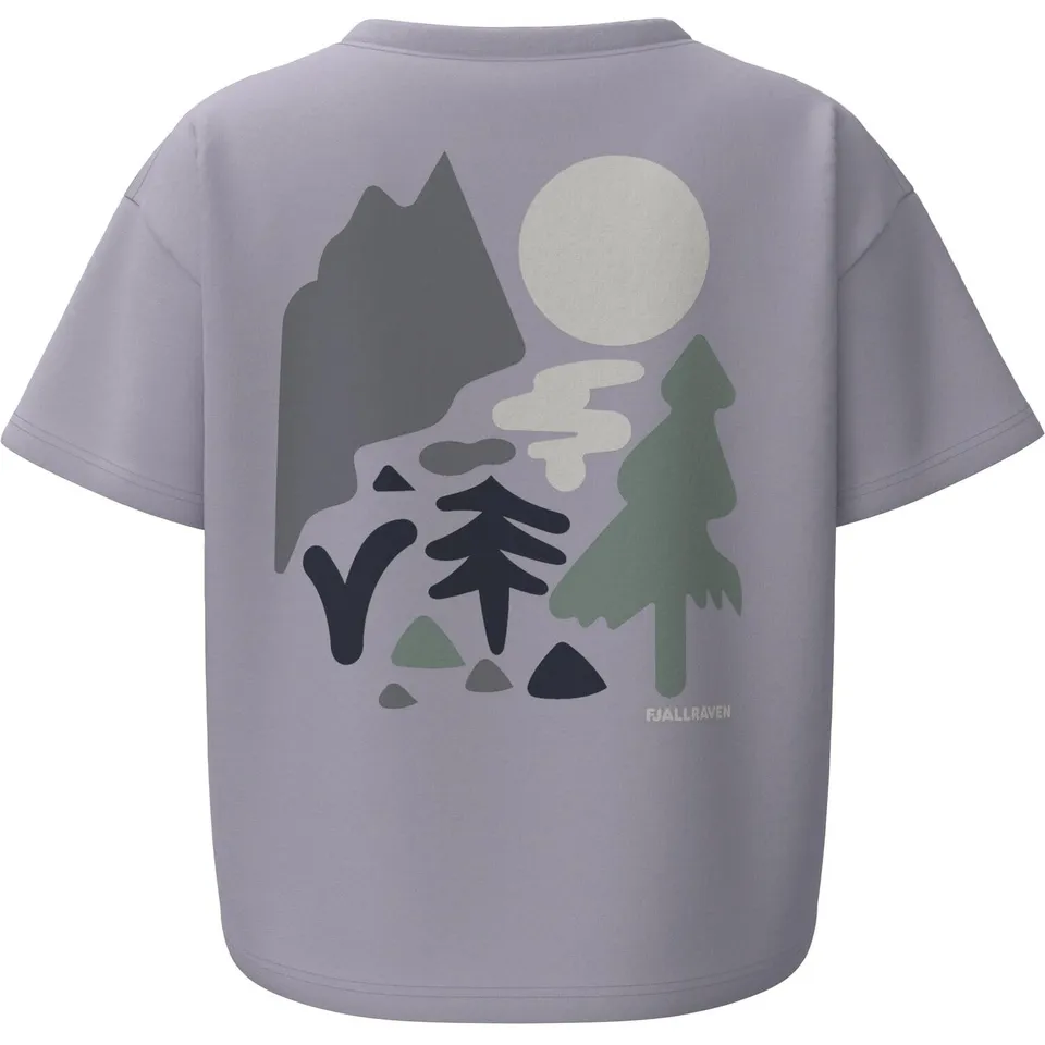 fj-llr-ven-forest-walk-damen-t-shirt-bio-baumwoll-shirt-mit-wald-print-pfas-frei image 1