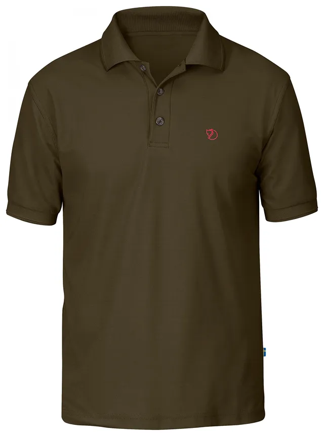 fj-llr-ven-crowley-piqu-shirt-herren-dark-olive image 1