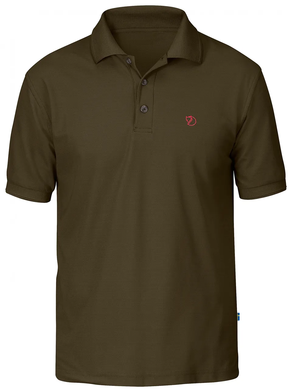 fj-llr-ven-crowley-piqu-shirt-herren-dark-olive image 1