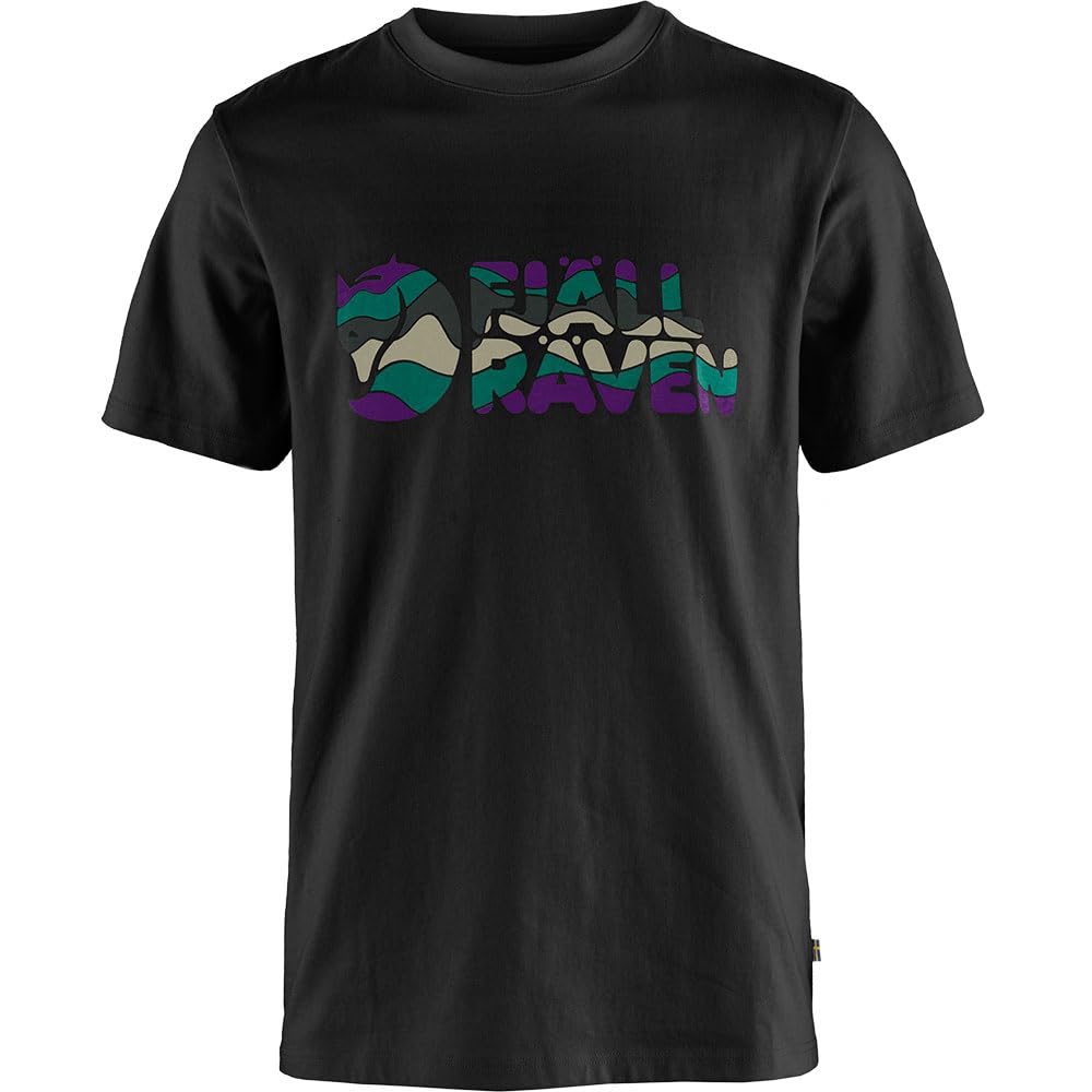 fj-llr-ven-logo-t-shirt-herren-multicolor-bio-baumwoll-jersey-shirt-entspannte-p image 5