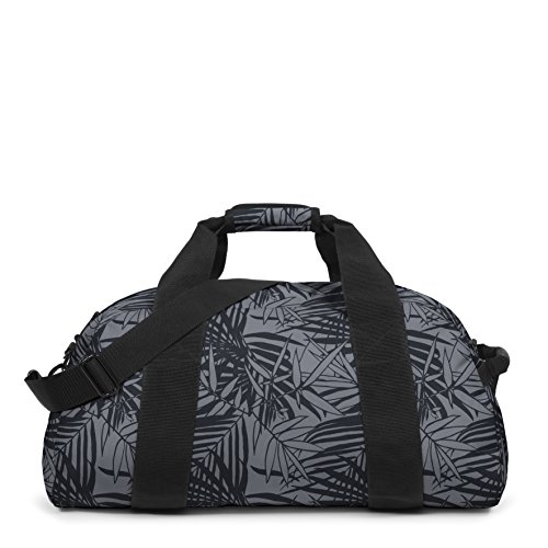 eastpak-station-reisetasche-62-cm-57-l-leaves-black-duffle-mit-rucksackgurten image 6