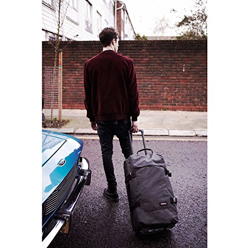 eastpak-tranverz-m-koffer-67-cm-80-l-black-denim-zweist-ckiges-fach-mit-teleskop image 7