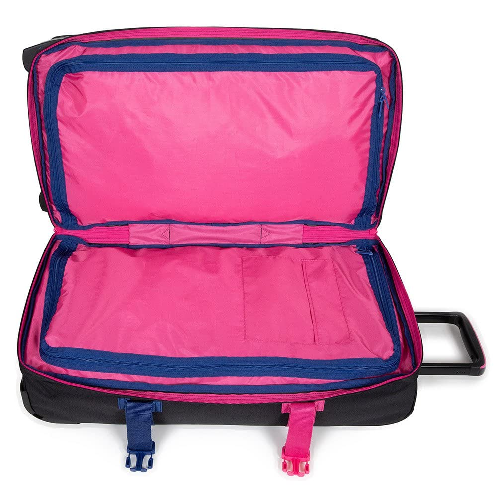 eastpak-tranverz-m-koffer-67-cm-78-l-kontrast-escape-navy-weichschalen-trolley image 3