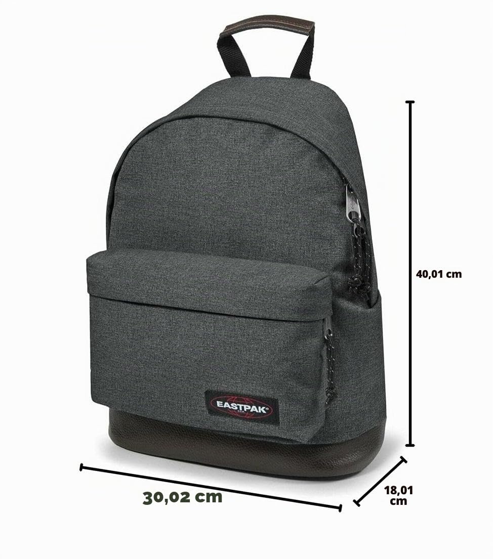 eastpak-wyoming-rucksack-24-l-mit-ledereinsatz-gepolsterten-schulterriemen image 8