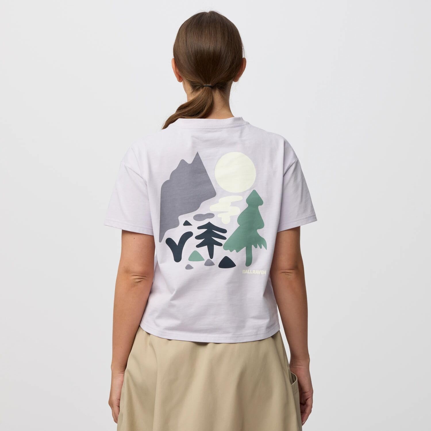 fj-llr-ven-forest-walk-damen-t-shirt-bio-baumwoll-shirt-mit-wald-print-pfas-frei image 2