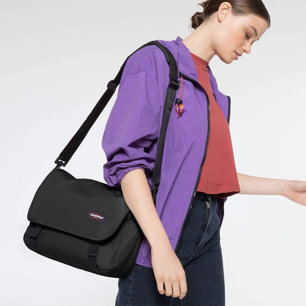 eastpak-jr-11-5l-umh-ngetasche-schwarz-nylon-verstellbarer-gepolsterter-schulter image 7