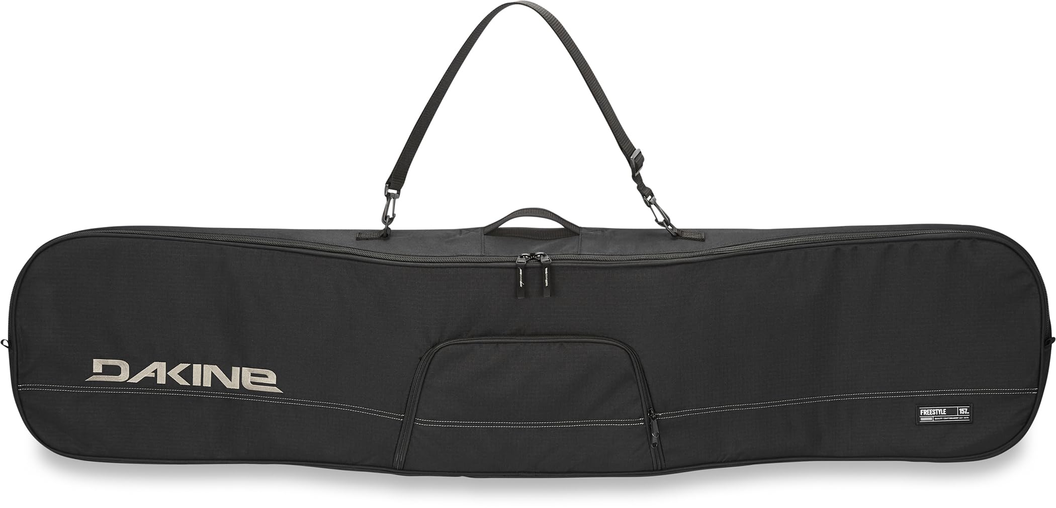 dakine-freestyle-skitasche-gepolsterte-ski-h-lle-f-r-1-skiset-bis-165-cm-schwarz image 7