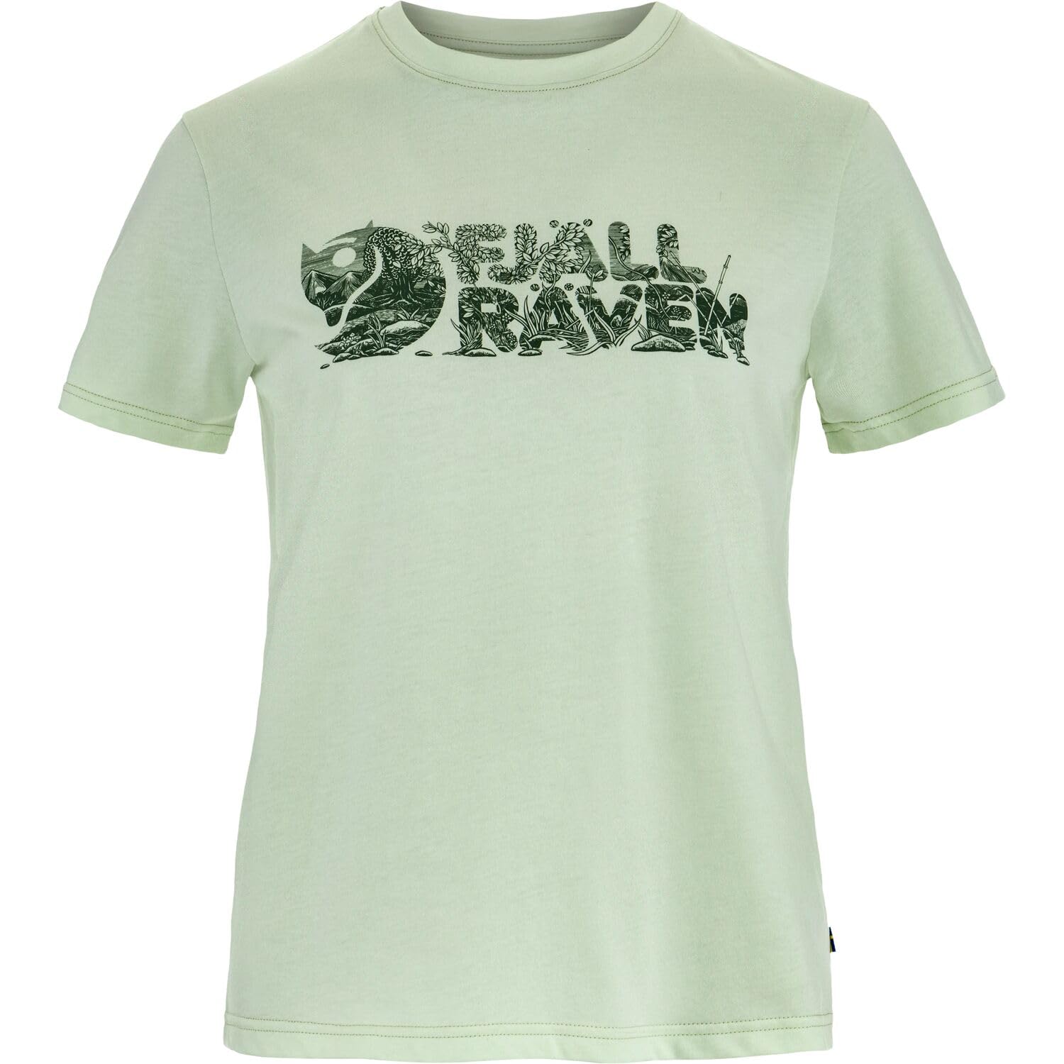 fj-llr-ven-lush-logo-damen-t-shirt-bio-baumwolle-recyceltes-polyester-brustdruck image 1