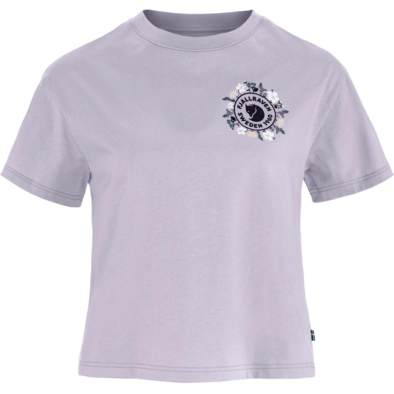 fj-llr-ven-fj-llblomster-logo-t-shirt-damen-kurz-rmlig-aus-bio-baumwolle image 1