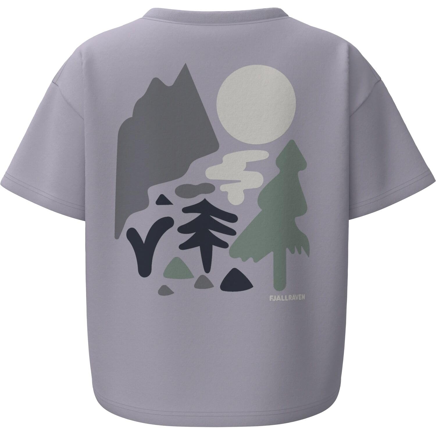 fj-llr-ven-forest-walk-damen-t-shirt-bio-baumwoll-shirt-mit-wald-print-pfas-frei image 1