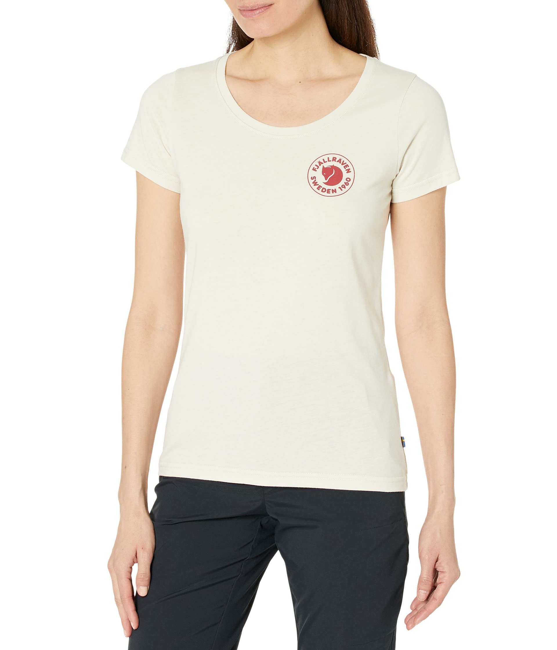 fj-llr-ven-logo-1960-damen-t-shirt-bio-baumwolle-jersey-strick-slim-fit-mit-logo image 5