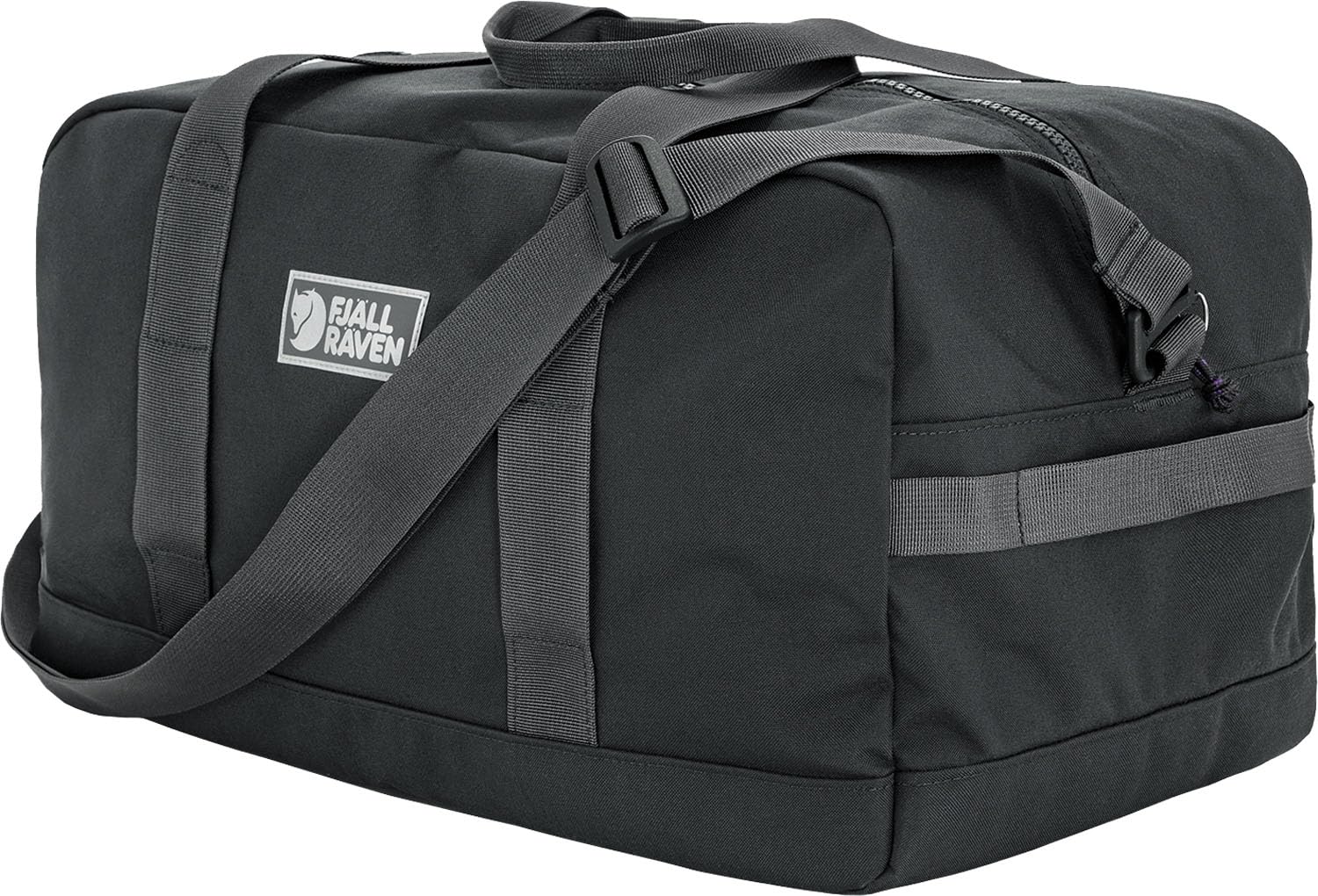 fj-llr-ven-vardag-duffel-33l-sport-und-reisetasche-coal-black-500d-recyceltes-po image 2