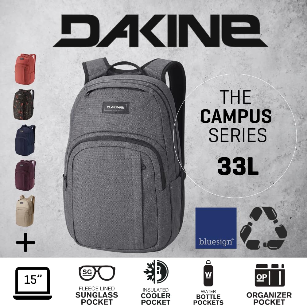dakine-campus-25l-rucksack-unisex-schulrucksack-mit-gepolstertem-laptopfach-sonn image 3