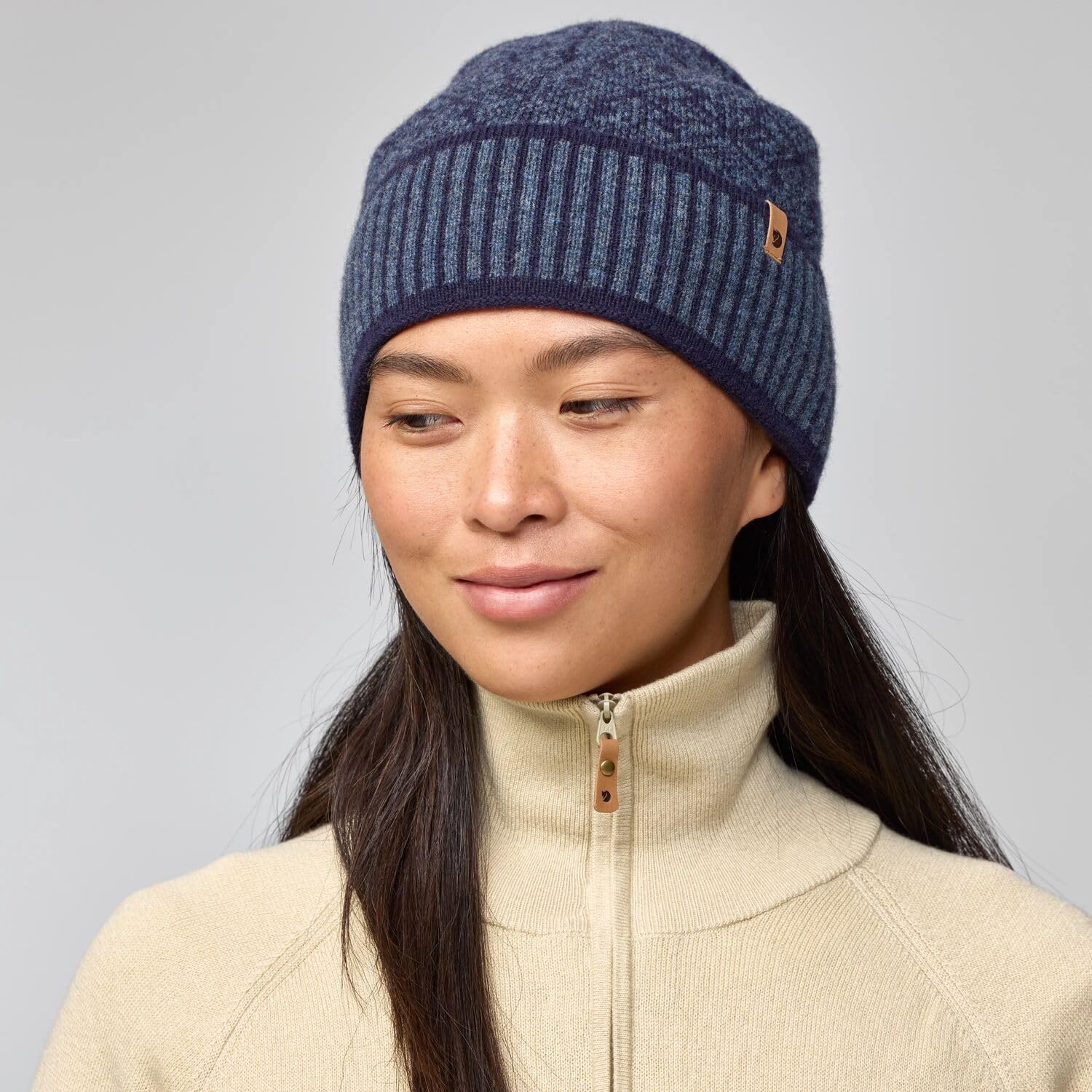 fj-llr-ven-snow-beanie-jacquard-strickm-tze-aus-100-zq-lammwolle-im-folklore-mus image 7