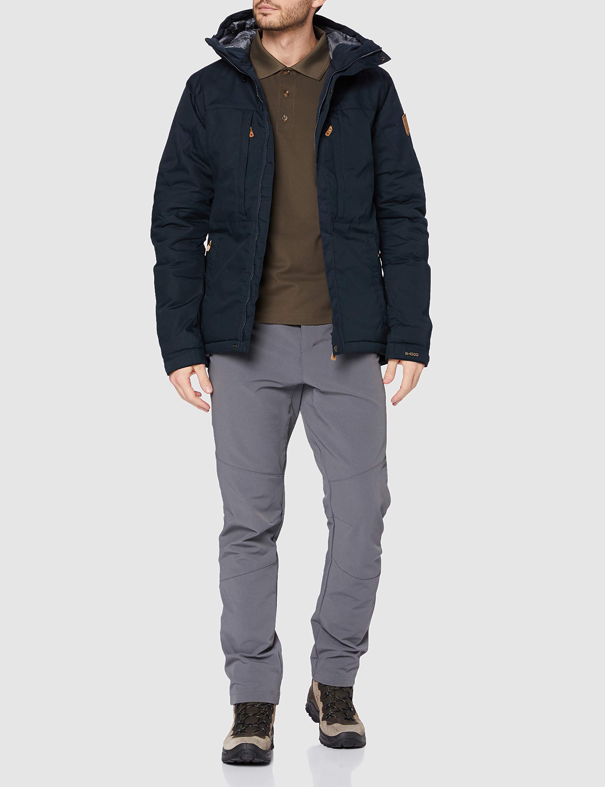 fj-llr-ven-crowley-piqu-shirt-herren-dark-olive image 2