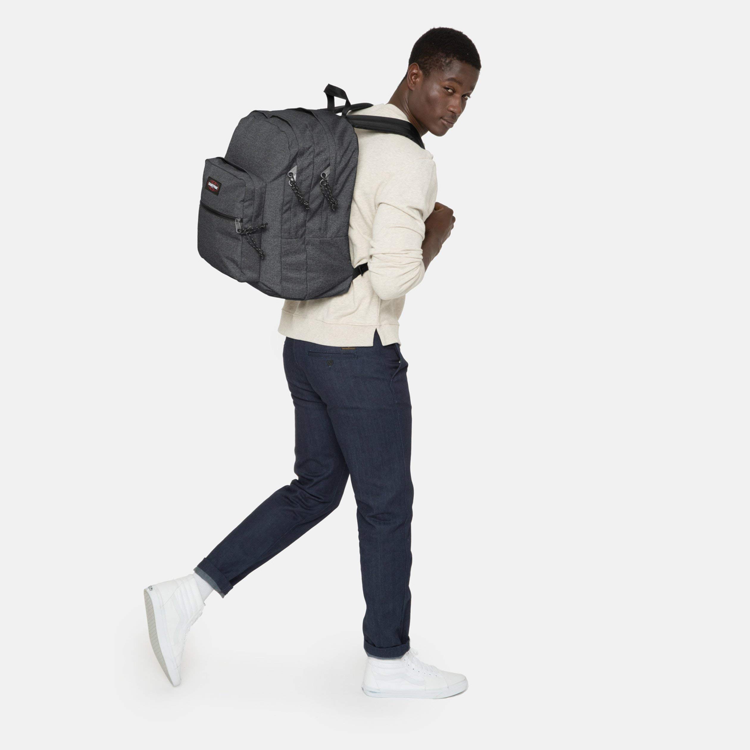 eastpak-pinnacle-l-rucksack-45-cm-in-grau-black-denim-gro-er-tagesrucksack-mit-e image 4