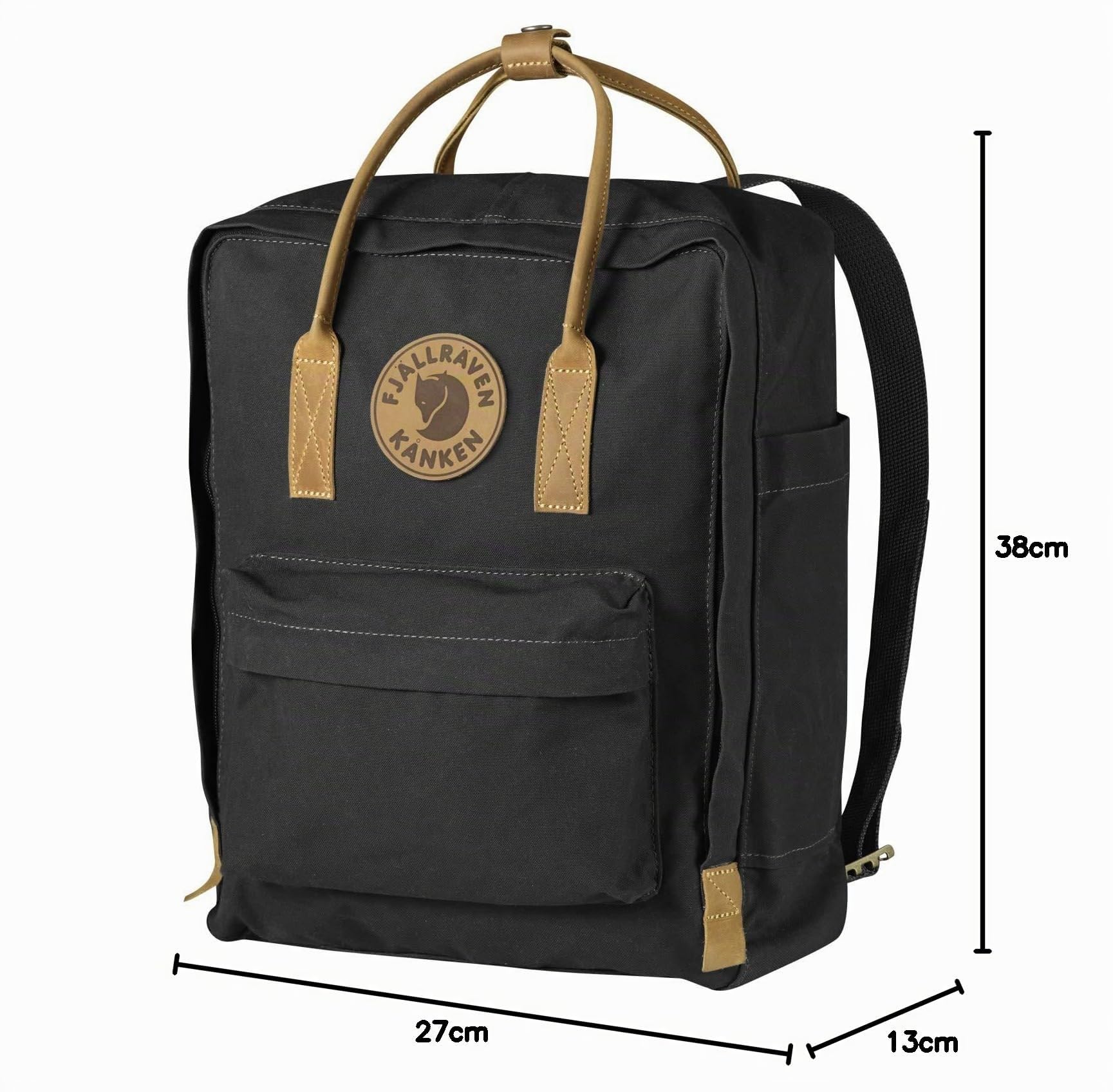 fj-llr-ven-k-nken-no-2-16l-rucksack-g-1000-heavyduty-eco-mit-leder-details-black image 2
