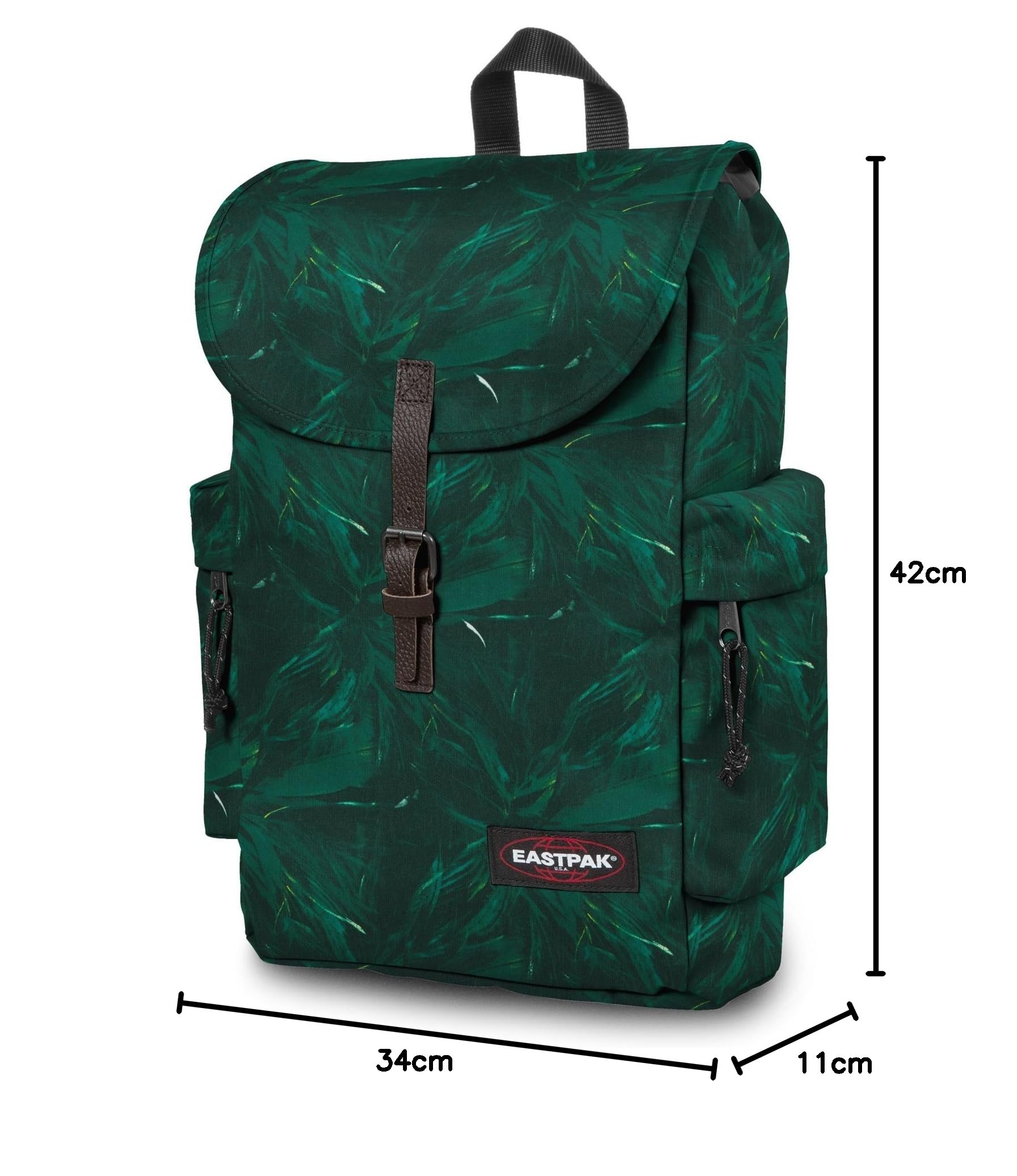 eastpak-austin-rucksack-18-l-city-rucksack-in-brize-grass-mit-gepolstertem-lapto image 3