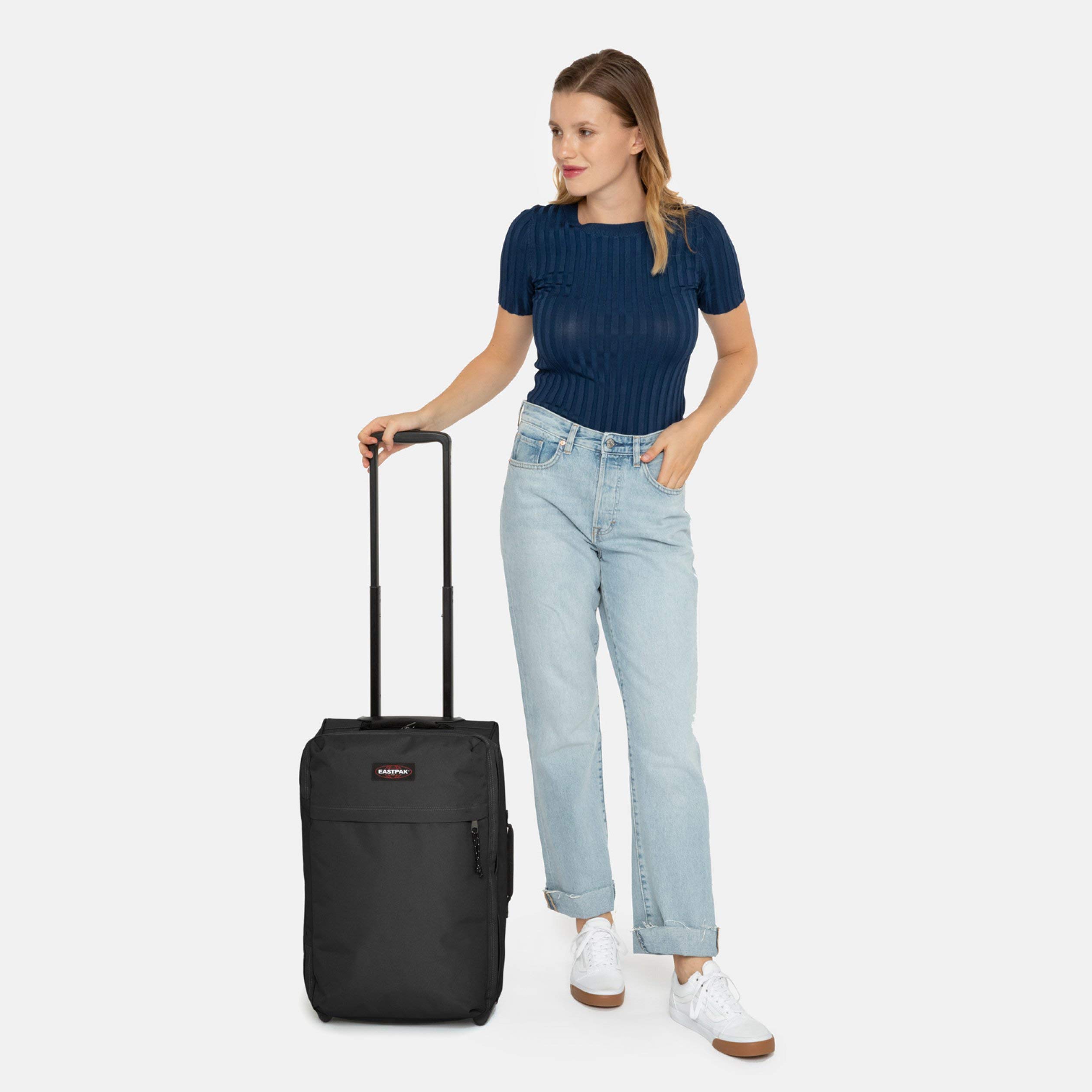eastpak-traf-ik-light-s-kabinen-trolley-33l-50-5-x-32-x-19-5-cm-100-nylon-black image 3