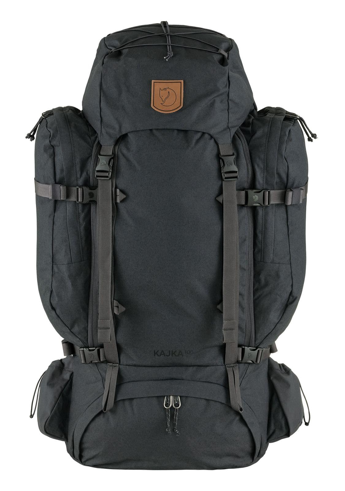 fj-llr-ven-unisex-kajka-100-wanderrucksack-in-coal-black-birkenholzrahmen-perfec image 1