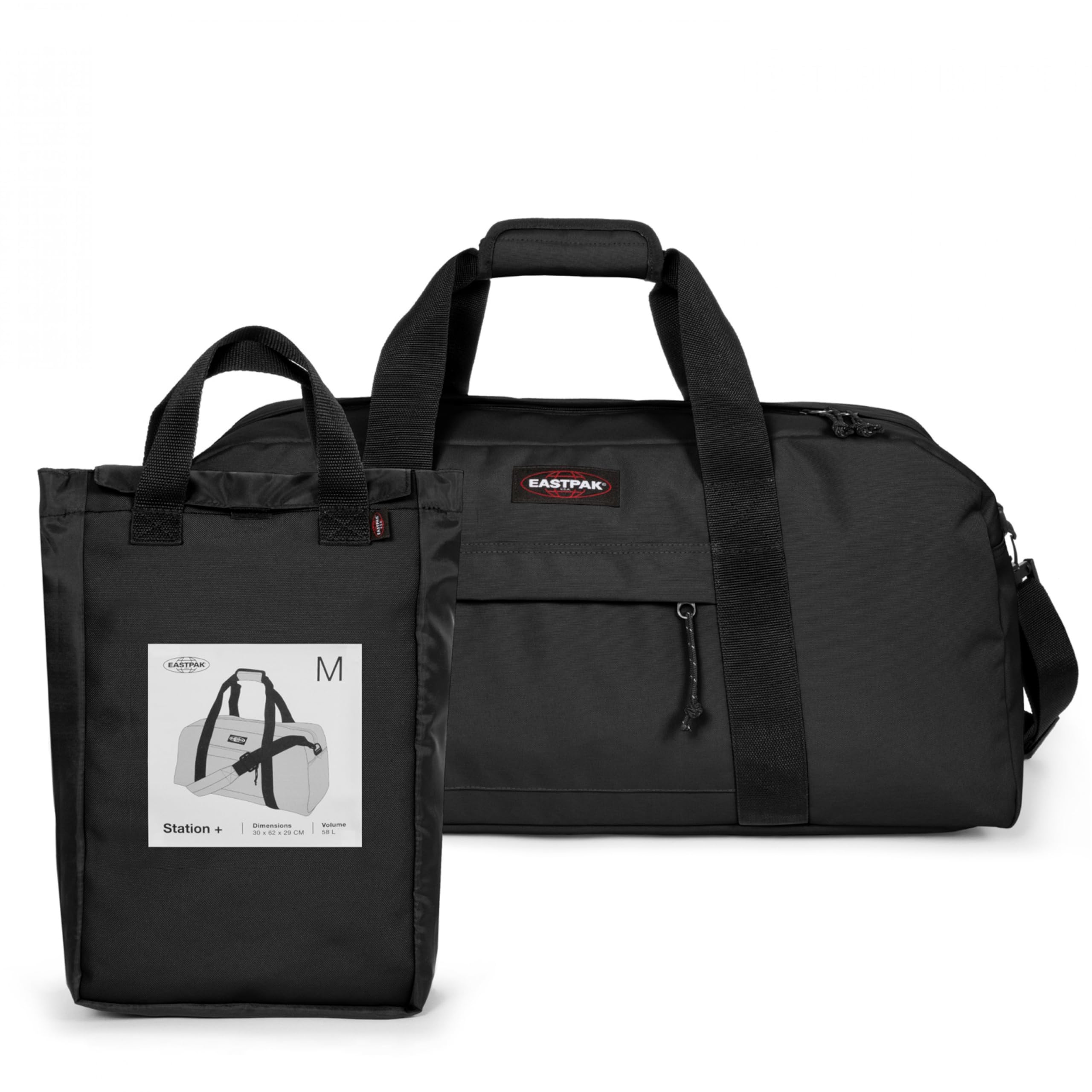 eastpak-station-reisetasche-58-l-30-x-62-x-29-cm-faltbar-packbar-schwarz image 5