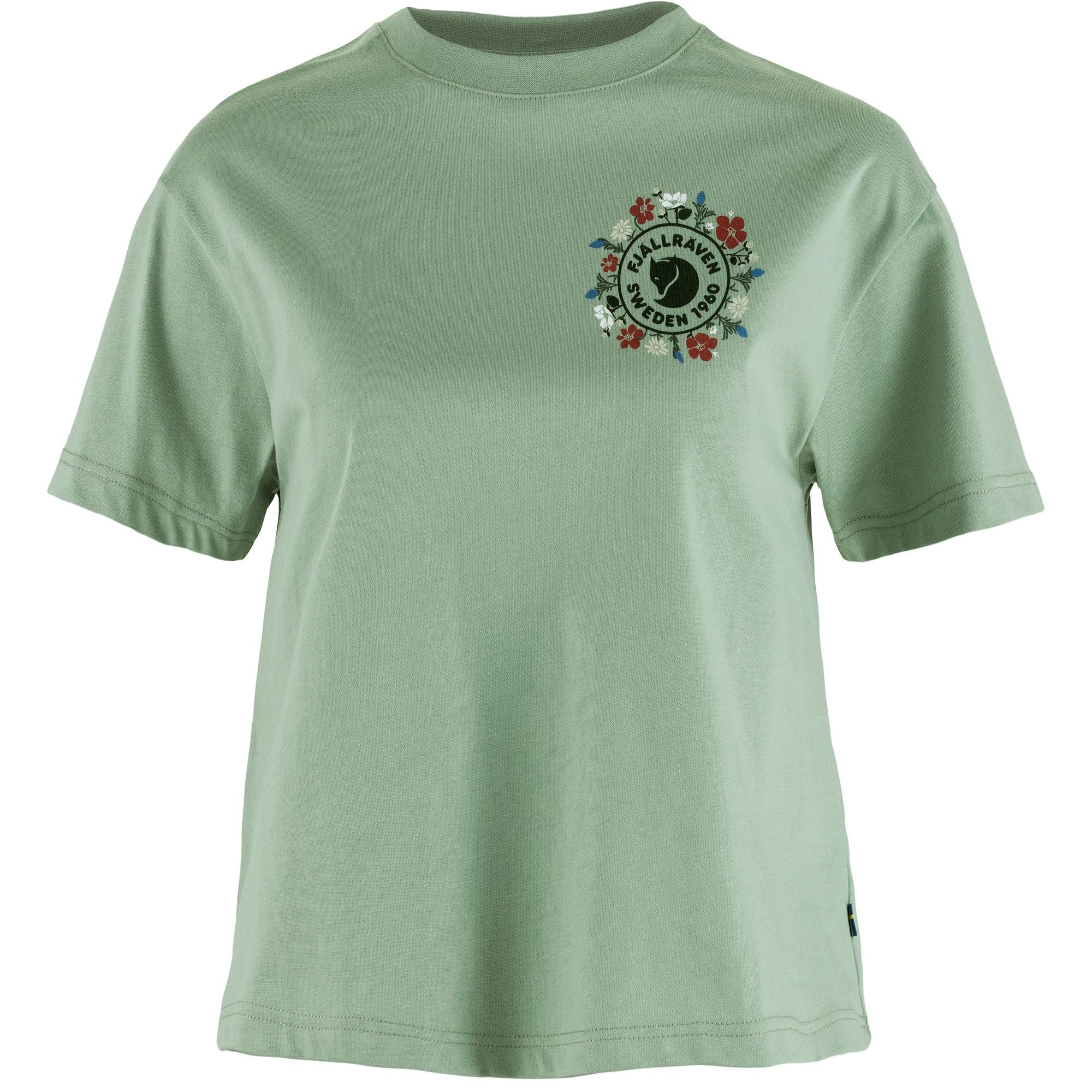 fj-llr-ven-fj-llblomster-logo-t-shirt-damen-kurz-rmlig-aus-bio-baumwolle image 4
