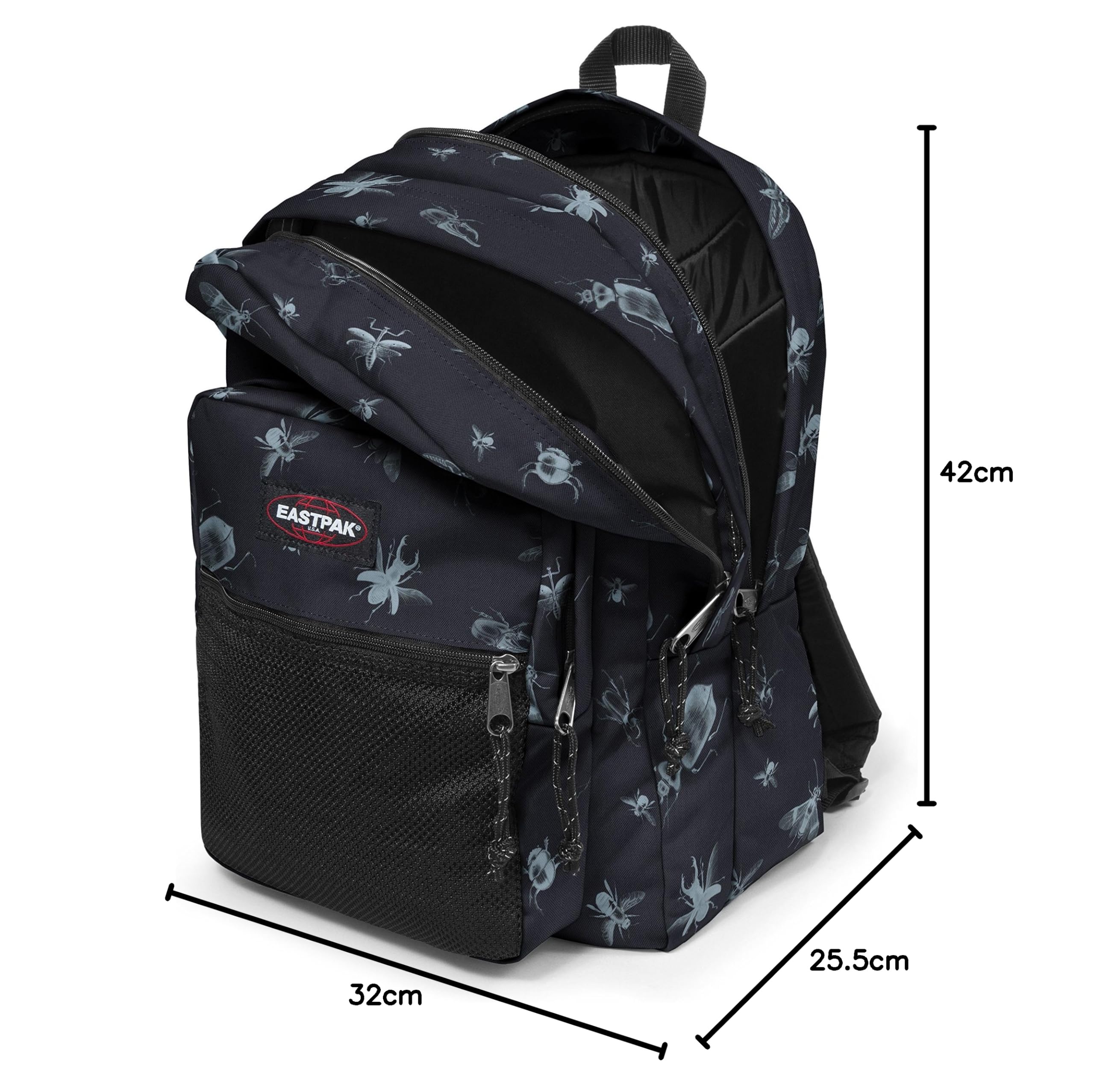 eastpak-pinnacle-kinder-rucksack-38-liter-bugged-black-ek06027w-schulrucksack image 5