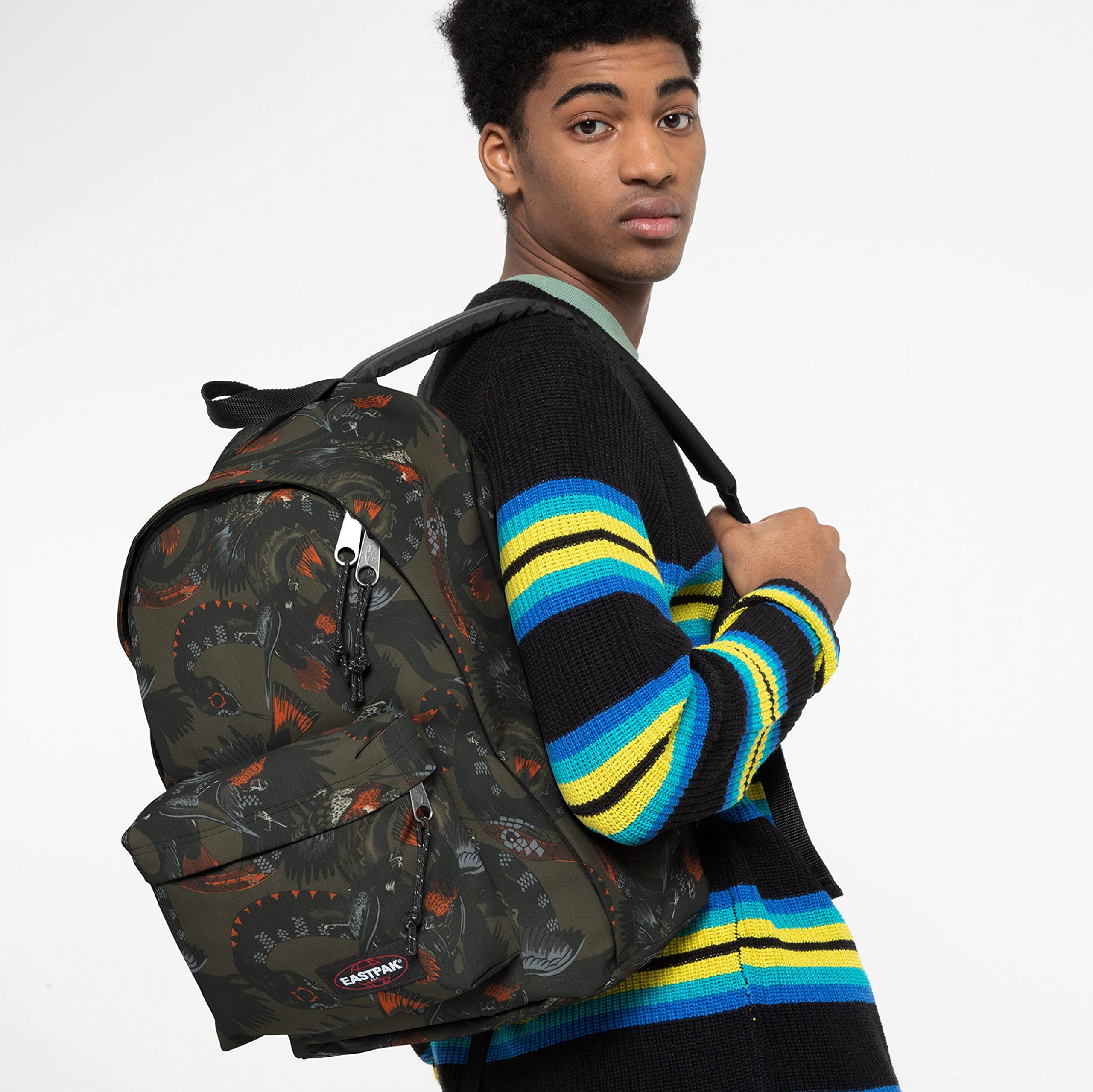 eastpak-out-of-office-rucksack-44-cm-27-l-gothica-snakes-gr-n-mit-gepolstertem-1 image 2