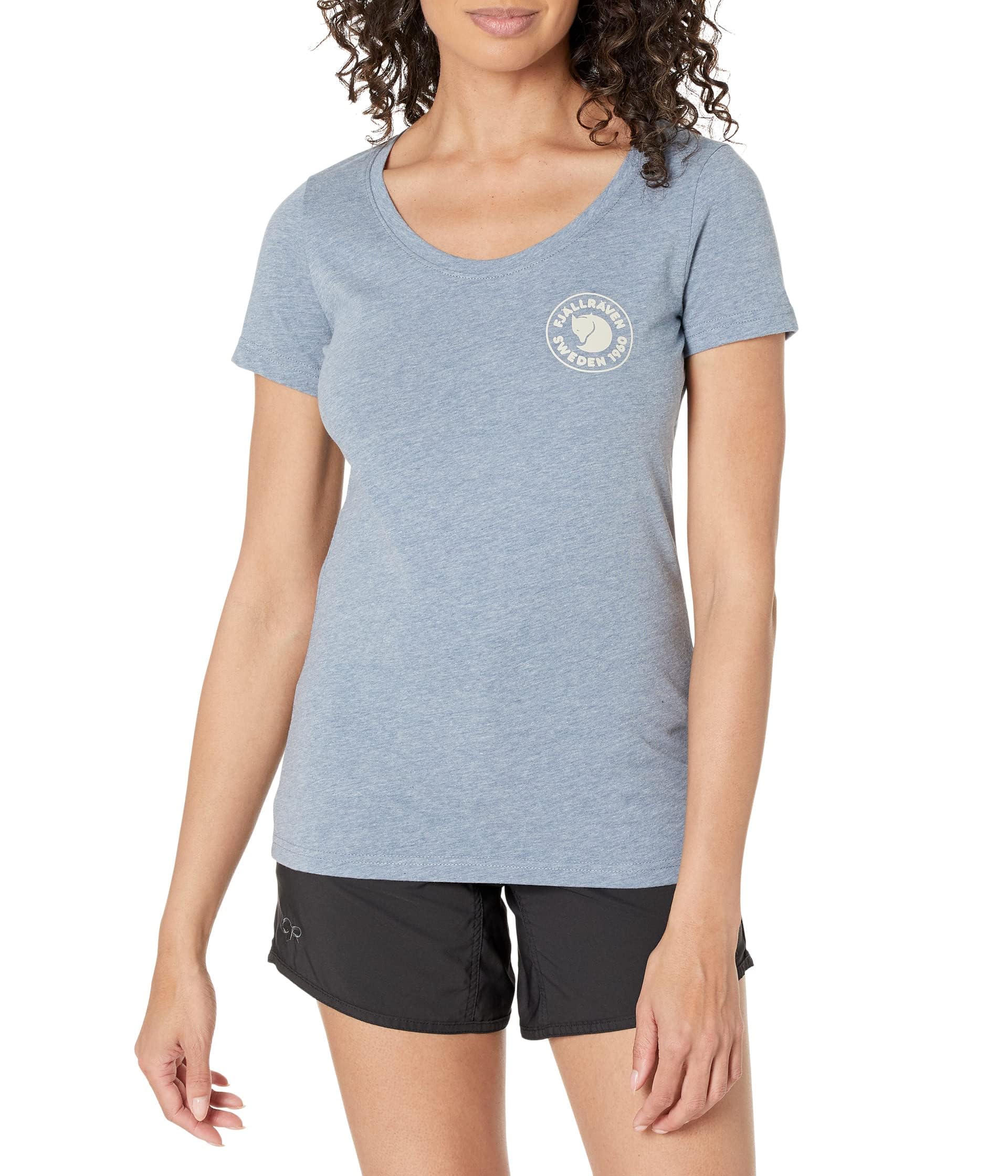 fj-llr-ven-logo-1960-damen-t-shirt-bio-baumwolle-jersey-strick-slim-fit-mit-logo image 3