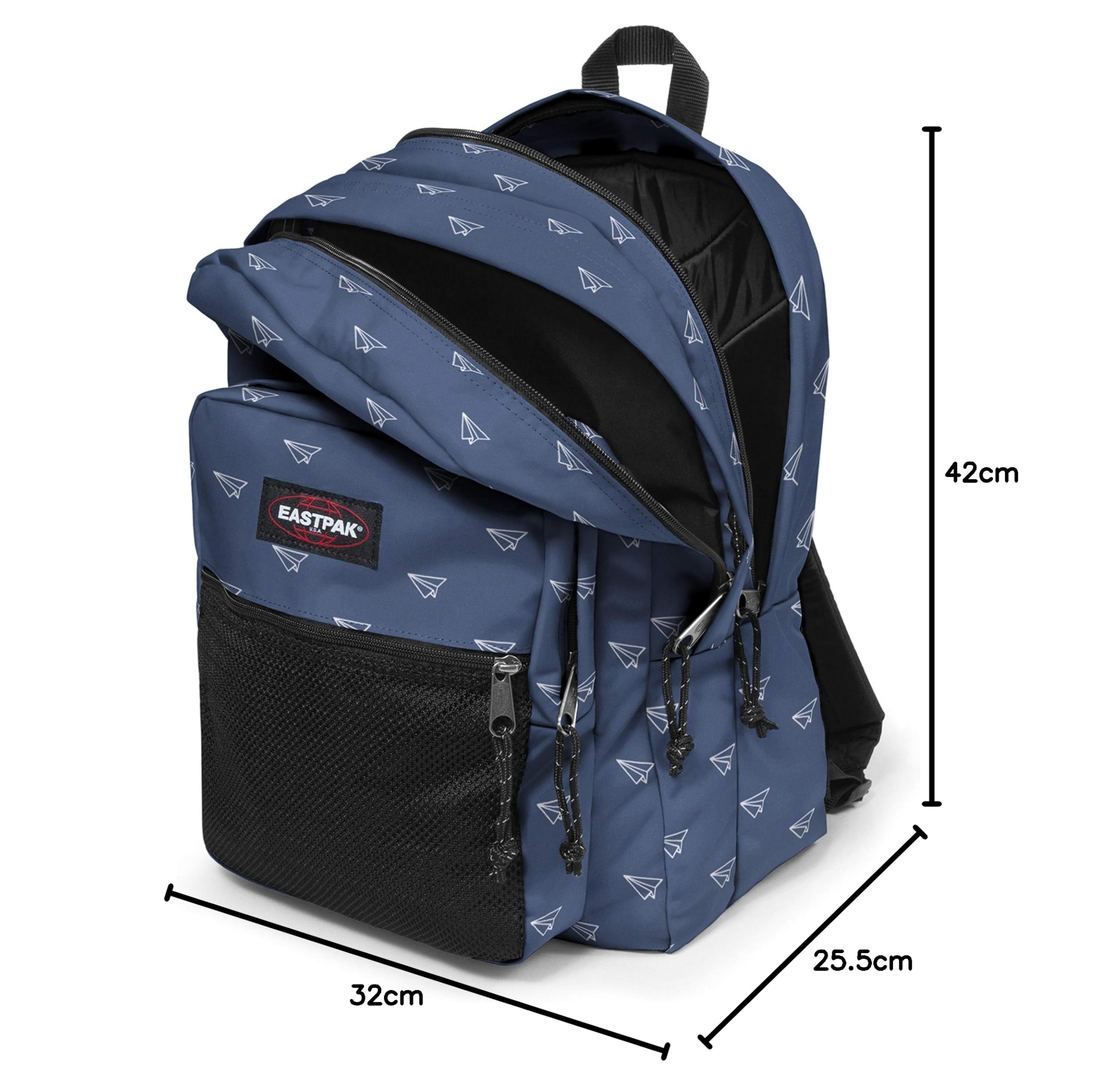 eastpak-pinnacle-rucksack-gro-er-daypack-mit-doppeltem-hauptfach-zwei-vordertasc image 6