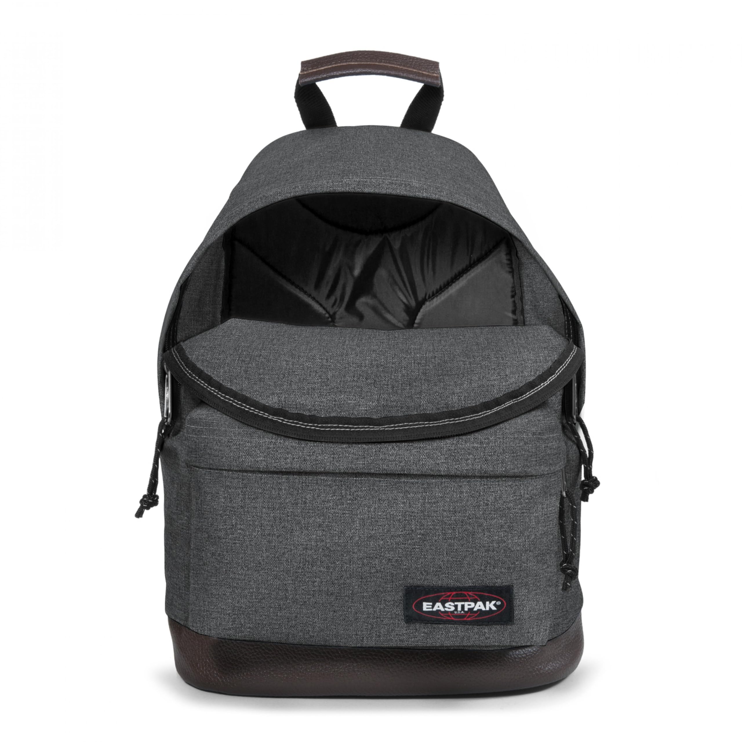 eastpak-wyoming-rucksack-24-l-mit-ledereinsatz-gepolsterten-schulterriemen image 3