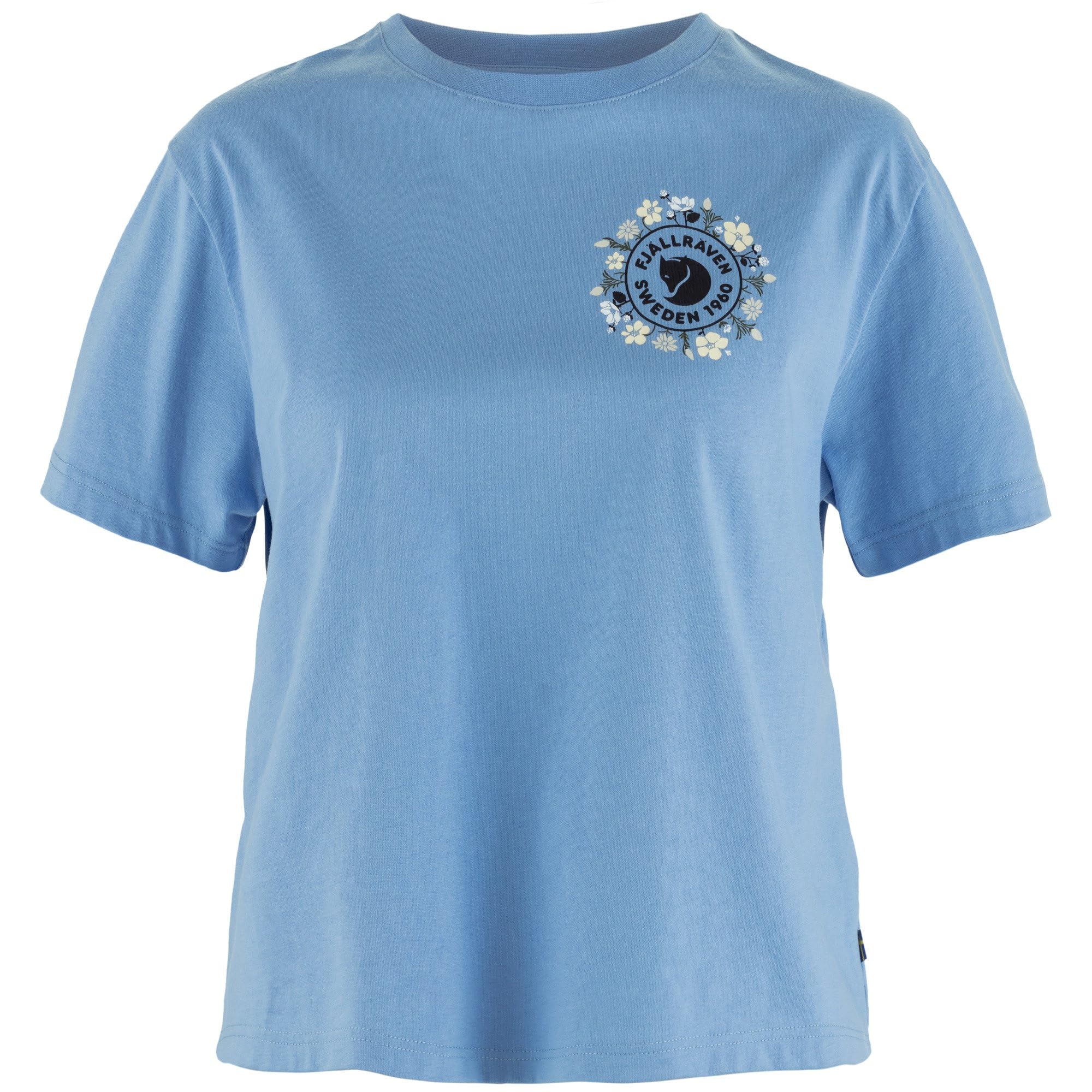 fj-llr-ven-fj-llblomster-logo-t-shirt-damen-kurz-rmlig-aus-bio-baumwolle image 3