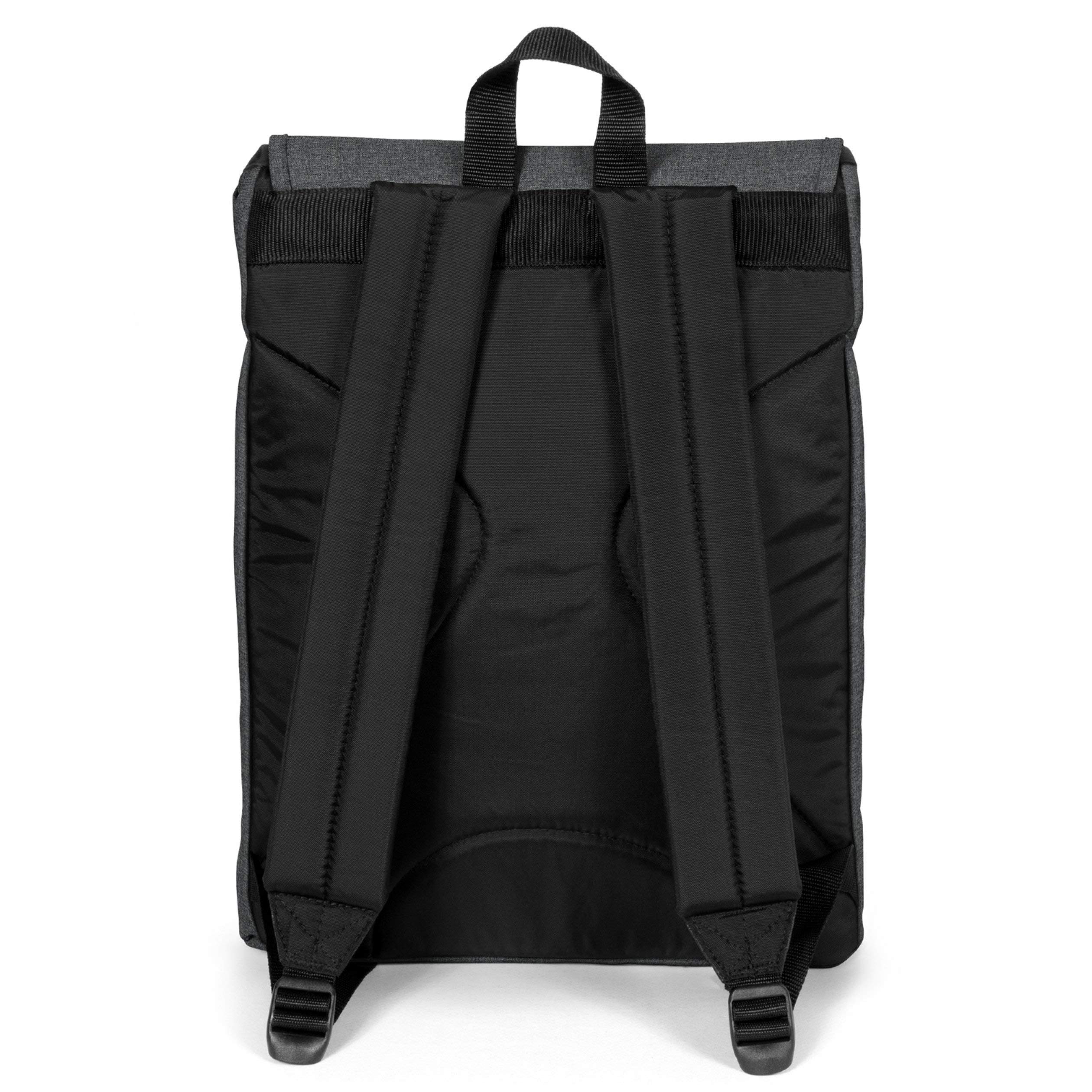 eastpak-london-rucksack-45-cm-21-l-black-denim-daypack-mit-hauptfach-und-vordert image 4