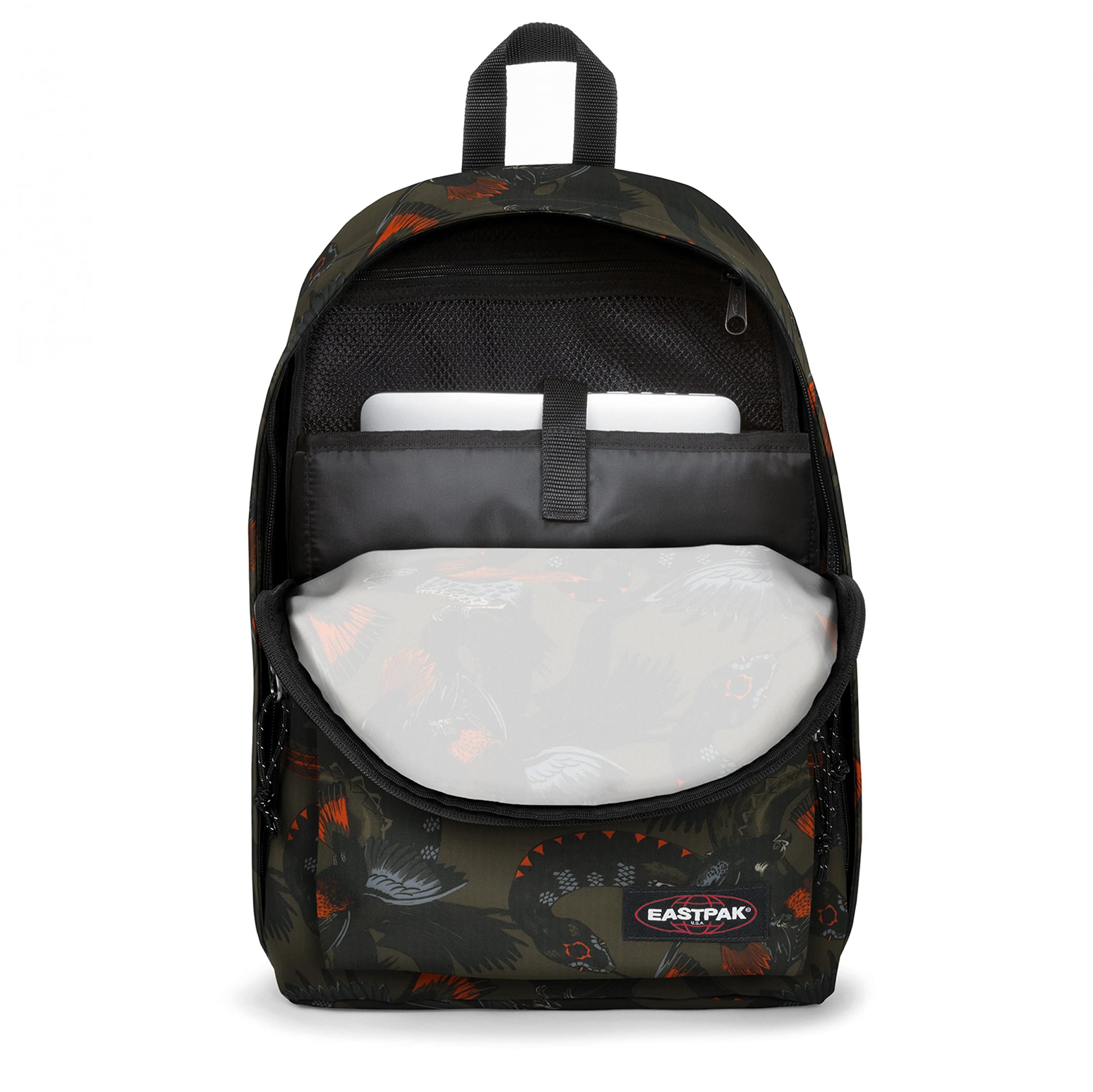 eastpak-out-of-office-rucksack-44-cm-27-l-gothica-snakes-gr-n-mit-gepolstertem-1 image 3