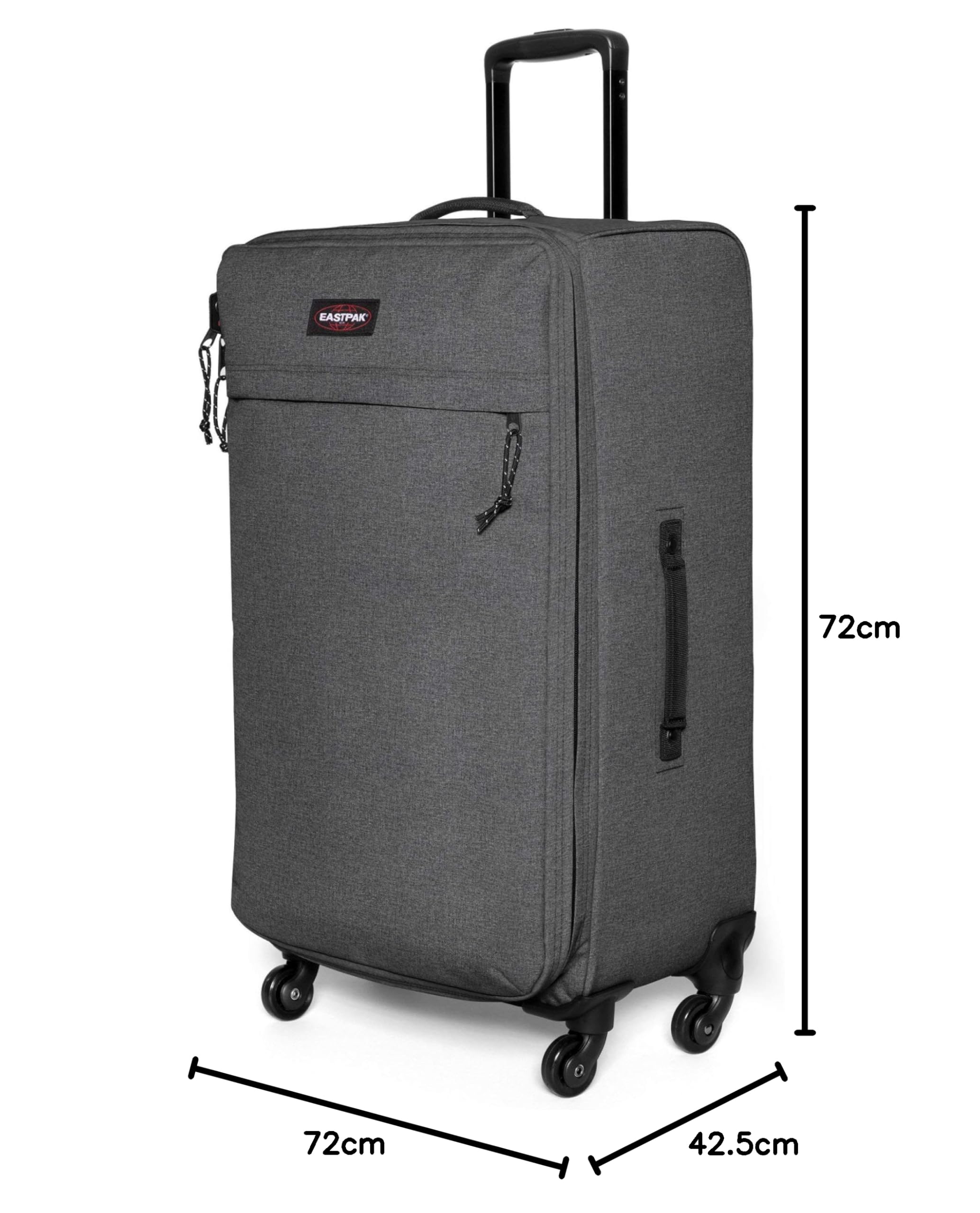 eastpak-traf-ik-4-m-koffer-72-cm-weichschalen-trolley-mit-2-rollen-grau-black-de image 7