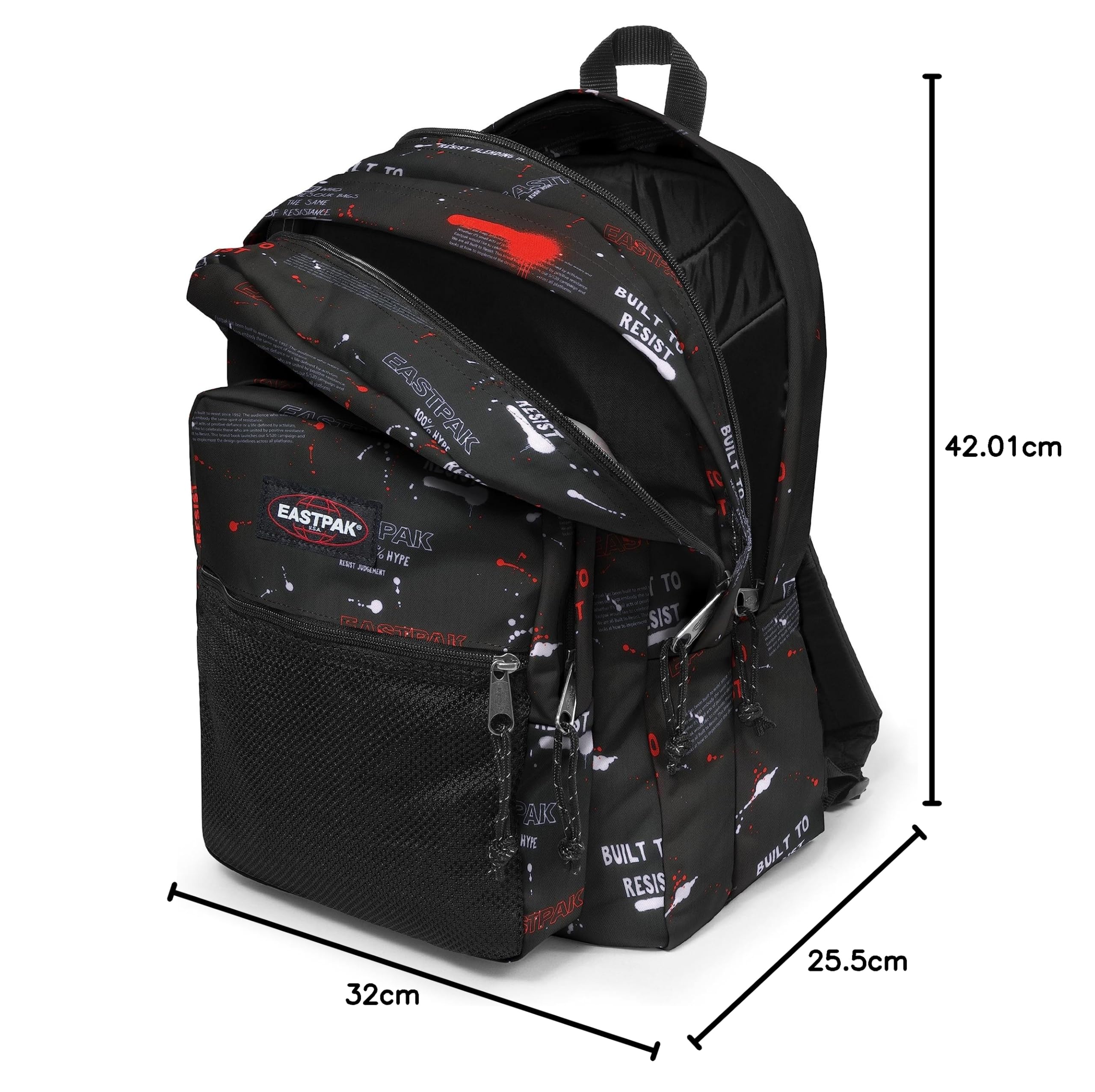eastpak-pinnacle-rucksack-42-x-32-x-25-5-cm-blakout-stripe-red-zwei-hauptf-cher- image 6