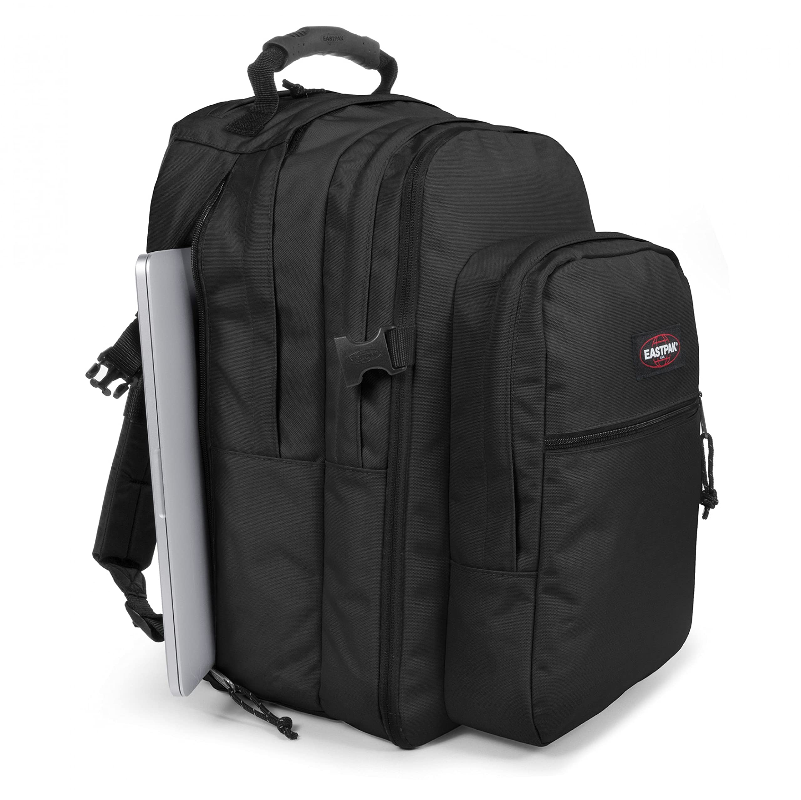 eastpak-tutor-39l-rucksack-schwarz-15-zoll-laptopfach-gepolsterte-unterseite image 5