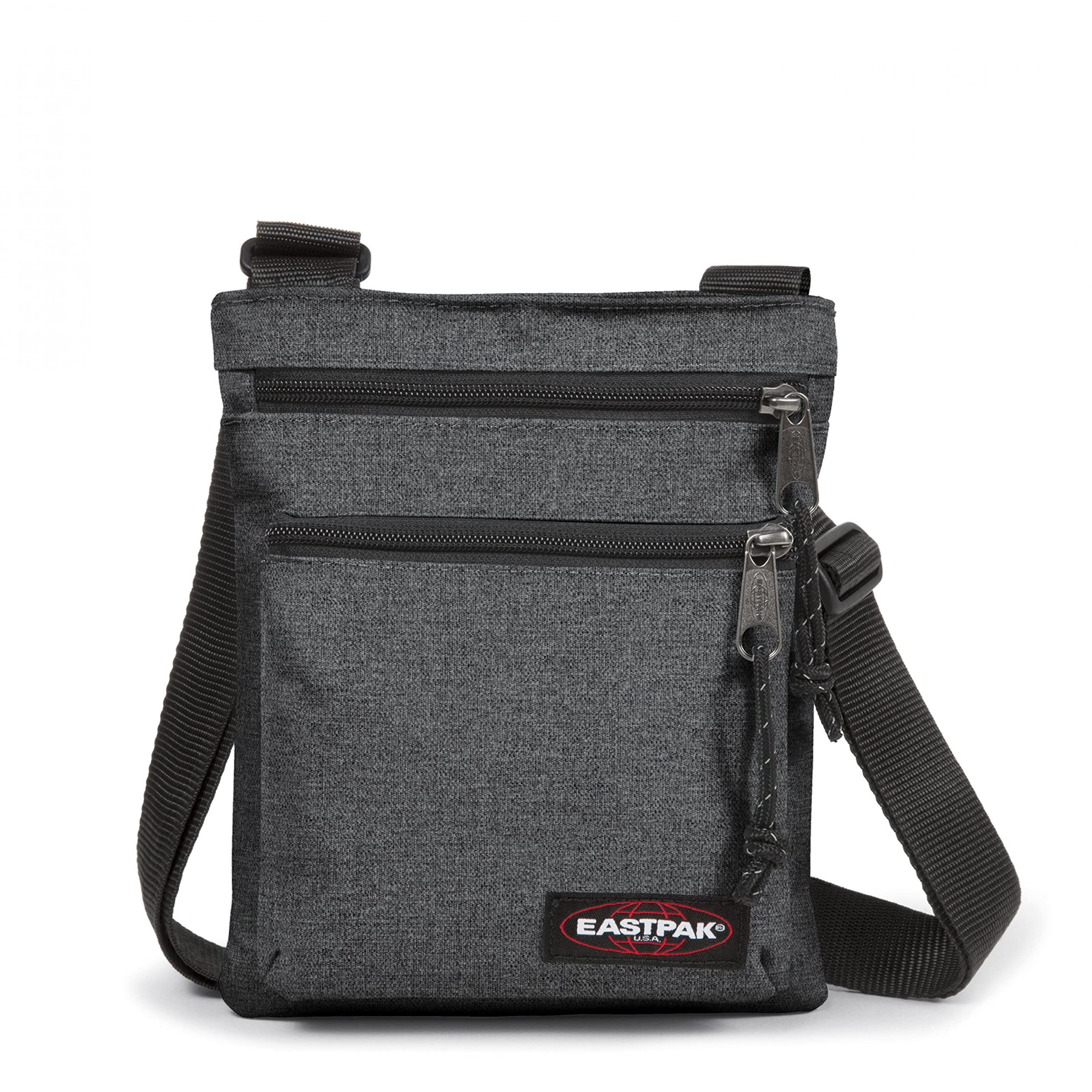 eastpak-rusher-umh-ngetasche-1-5-l-black-denim-kompakte-crossbody-tasche-mit-2-r image 1